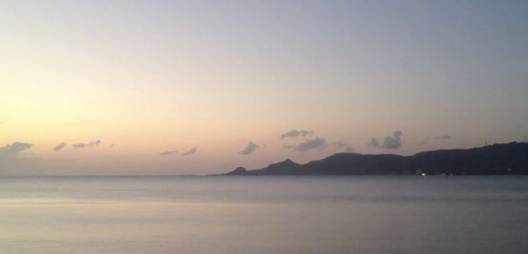Okinawa’da Bir Günbatımı…
