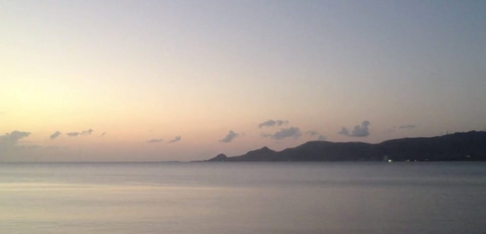 Okinawa’da Bir Günbatımı…